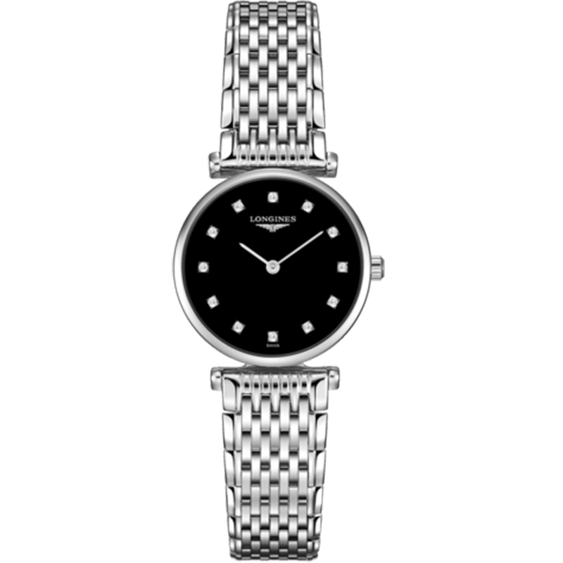 浪琴嘉嵐高仿手表價格 JF廠浪琴嘉嵐系列L4.209.4.58.6 石英女士腕表